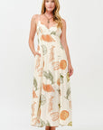 The Cordelia Rust Shell Maxi Dress