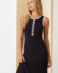 The Cori Contrast Knit Dress