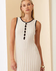 The Cori Contrast Knit Dress