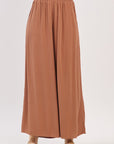 The Della Nutshell Smocked Wide Leg Pants