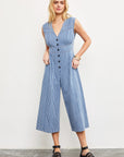 The Dafne Striped Jumpsuit