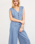 The Dafne Striped Jumpsuit