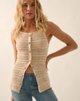 The Danae Crochet Cami Top