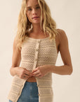 The Danae Crochet Cami Top