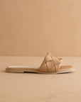 The Darla Woven Slide Sandal