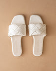 The Darla Woven Slide Sandal