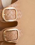 The Desiree Woven Oversized Buckle Slide