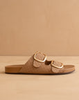 The Desiree Woven Oversized Buckle Slide