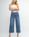 The Devin Cropped Wide Leg Jeans