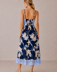 The Cressida Lace Cutout Midi Dress