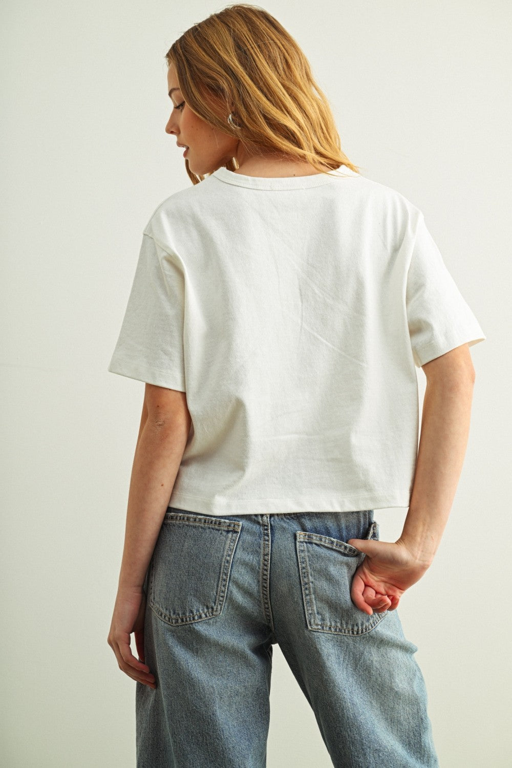 The Joss White Boxy Top