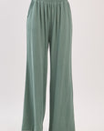 The Eden Balsam Green Top + Pant Set - Sold Separately