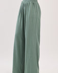 The Eden Balsam Green Top + Pant Set - Sold Separately