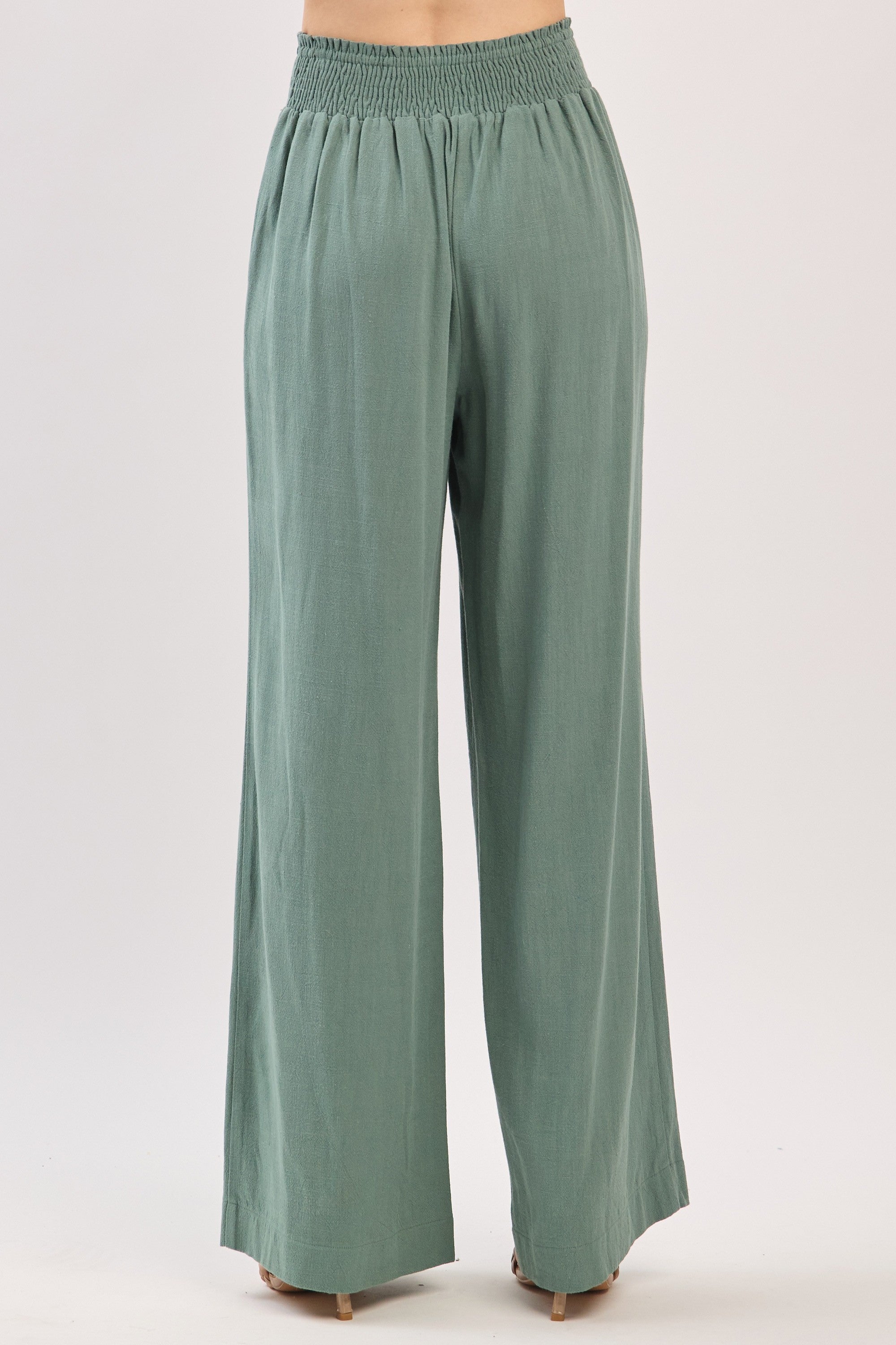 The Eden Balsam Green Top + Pant Set - Sold Separately