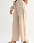 The Effie Beige Lounge Sweater + Pant Set - Sold Separately