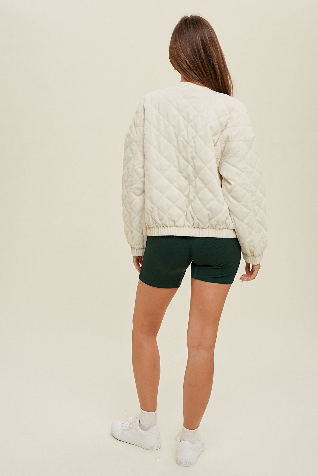 The Else Quilted Bomber Jacket