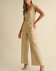 The Elistina Linen Jumpsuit