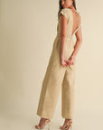 The Elistina Linen Jumpsuit