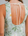 The Elowen Floral Open Back Mini Dress
