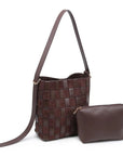 The Elva Woven Bucket Bag