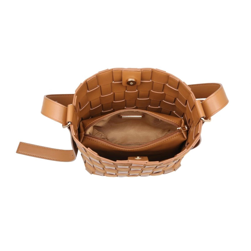 The Elva Woven Bucket Bag