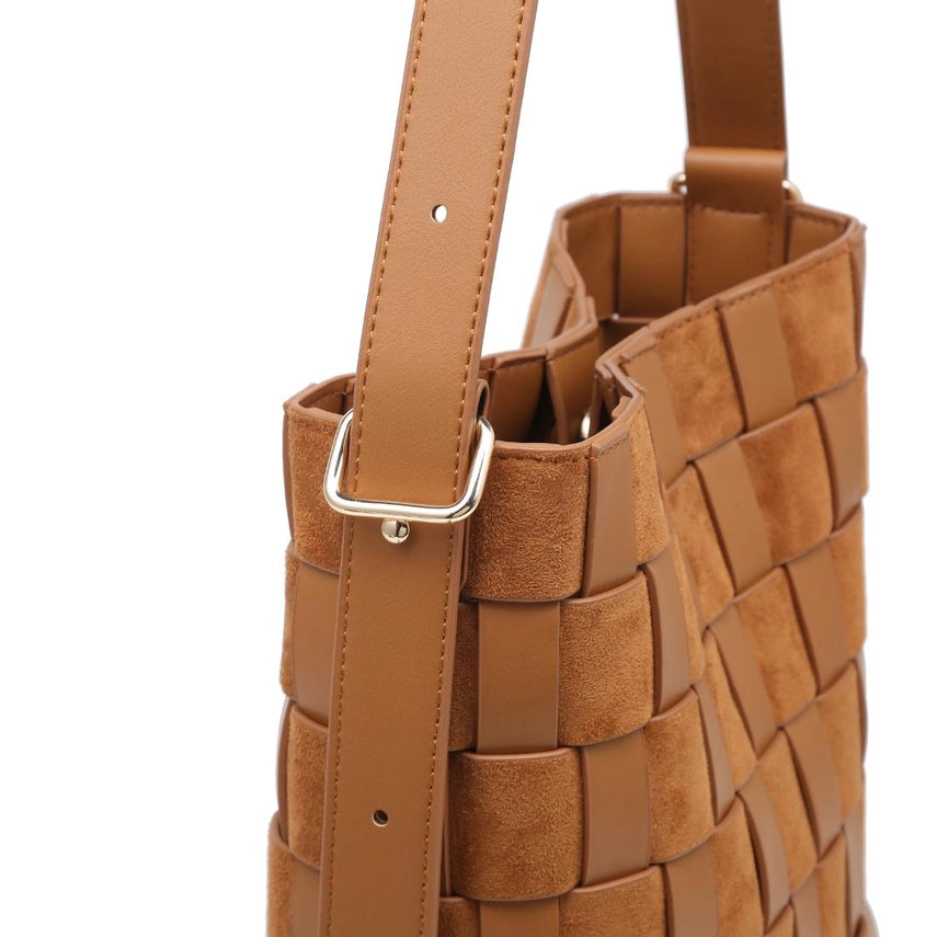 The Elva Woven Bucket Bag