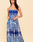 The Elysia Printed Wide Leg Jumpsuit