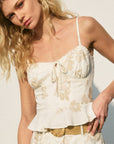 The Emelia Floral Corset Top