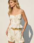 The Emelia Floral Corset Top