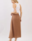 The Emelyn New Amber Wrap Midi Skirt