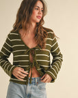 The Emersyn Striped Cardigan