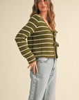 The Emersyn Striped Cardigan