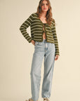 The Emersyn Striped Cardigan