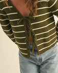 The Emersyn Striped Cardigan