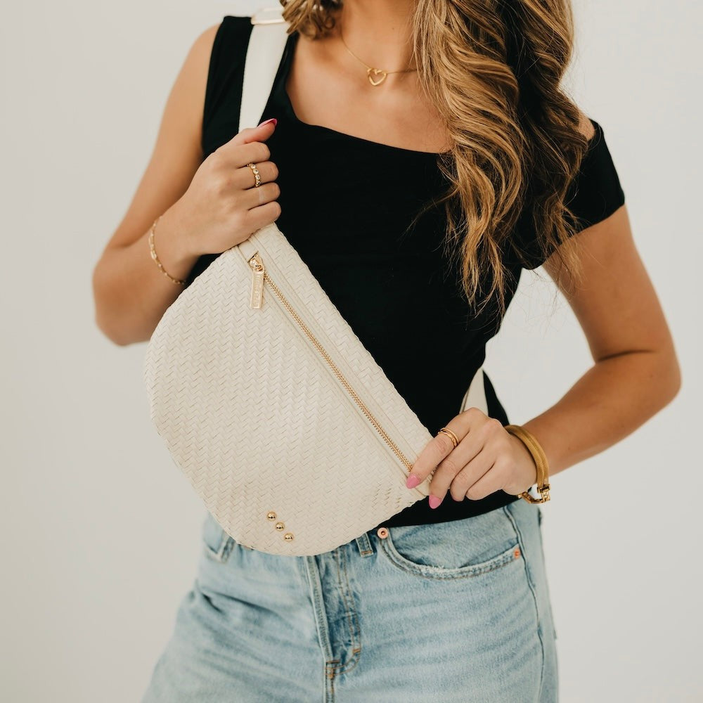 The Esme Woven Bum Bag