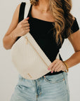 The Esme Woven Bum Bag
