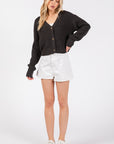 The Esther Charcoal Sweater Cardigan