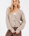 The Esther Ecru Sweater Cardigan