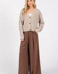 The Esther Ecru Sweater Cardigan