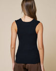 The Eva Ribbed Cut Out Tank Top