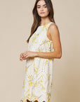The Felicity Floral Eyelet Mini Dress