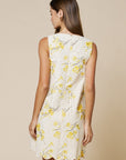 The Felicity Floral Eyelet Mini Dress