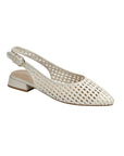 The Felicity Slingback Woven Flats