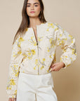 The Felicity Floral Eyelet Jacket