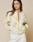 The Felicity Floral Eyelet Jacket
