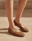 The Dottie Tan Mary Jane Flat