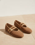 The Dottie Tan Mary Jane Flat