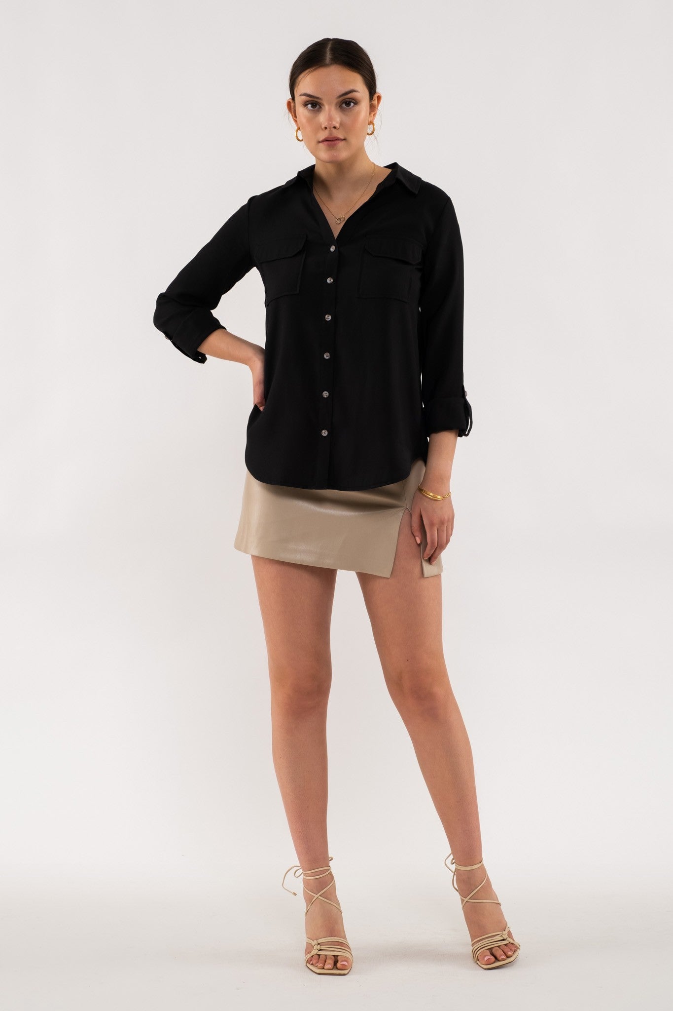 The Gabby Button Up Top