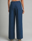 The Giovanna Pleated Denim Pants