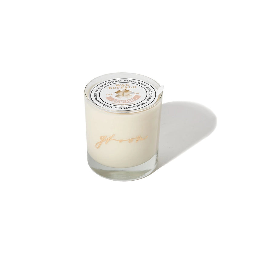 The Gold Groom Soy Candle by Wax Buffalo Pure Soy Candle Co.